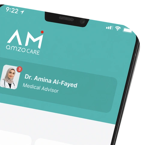 Amzo Care doctor consultation screen